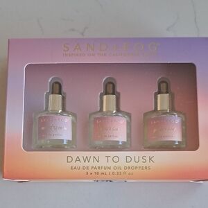 Sand + Fog Dawn to Dusk Eau de Parfum Oil Droppers - 3 Pack New